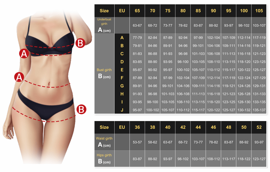 How to Measure Bra Size, Bra & Knicker Types