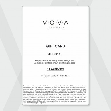 GIFT CARD - 20€ 4