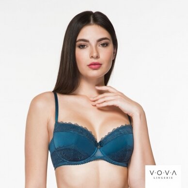 Blue Haze half-padded bra 1