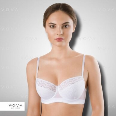 Perlin half-padded bra